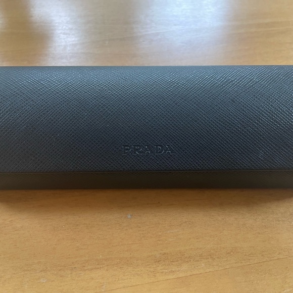 Prada eyeglasses with Prada case. Plum tortoise color - Picture 5 of 5